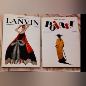 Set of 2 fashion designers mini storybooks